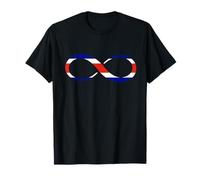 Bandiera della Costa Rica Radice Costa Rica Orgoglio Costa Rica Infinity Maglietta