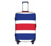 Bandiera della Costa Rica valigia valigia trolley Protector elastico lavabile antigraffio misura 45-81 cm, bianco, L