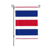 Bandiera della Costa Rica Yard Signs Double-Face, Durevole Yard Banner 28x40 "Per Decorazioni Stagionali