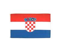 Bandiera della Croazia di Hrvatska, resistente, resistente allo sbiadimento, doppia cucitura con occhielli in ottone per il giorno della festa della nazione, all'aperto