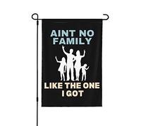Bandiera della famiglia Non c'è nessuna famiglia come quella che ho ricevuto Bandiere Non c'è nessuna famiglia come quella che ho ricevuto Bandiere da giardino Divertente bandiera da giardino 12x18 Ba