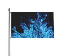 Bandiera della fiamma blu Bandiera 3x5 Ft Banner all'aperto Festa Giardino Bandiera Benvenuto Yard Banner Casa Giardino Cortile Decorazione Prato Bandiere Decorative, Interni/Esterni Bandiera Stampa