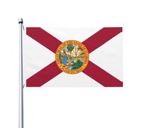 Bandiera della Florida Stampe Bandiera su entrambi i lati 3 x 5FT leggera e resistente al colore con asole Ideale per feste all'aperto e giardini.