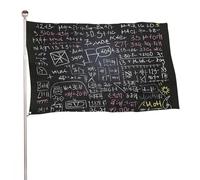 Bandiera della formula matematica, 119,4 x 177,8 cm, stampa su entrambi i lati, bandiera decorativa da giardino, non sbiadisce, con occhielli in ottone, sfondo fotografico da appendere, per interni ed