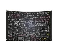 Bandiera della formula matematica, 61 x 88,9 cm, nessuna dissolvenza, bandiera di benvenuto, giardino, cortile, casa, bandiere, decorativo, per interni ed esterni, per feste e decorazioni per la casa