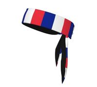 Bandiera della Francia 8 Bandiera delle Azzorre Fascia per capelli unisex-adulto traspirante Fasce antisudore per allenamento per corsa, yoga e bici