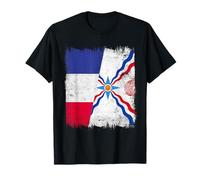 Bandiera della Francia Assiria Orgoglio Assiro Design Maglietta
