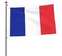 Bandiera della Francia, bandiere per esterni, 2x3 piedi, bandiera bifacciale resistente per casa, cortile, festival, decorazioni da giardino, bandiera di benvenuto