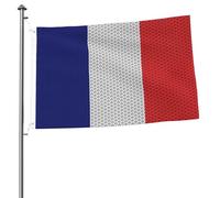 Bandiera della Francia, bandiere per esterni, 2x3 piedi, bandiera bifacciale resistente per casa, cortile, festival, decorazione da giardino, bandiera di benvenuto.