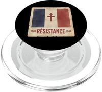 Bandiera della Francia con croce di Lorena 1940-1944 PopSockets PopGrip per MagSafe