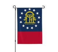 Bandiera della Georgia, resistente alle intemperie, double face, 71 x 102 cm, decorazione stagionale per giardino, cortile e portico