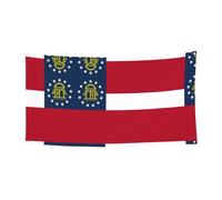 Bandiera della Georgia, striscione da parete, decorazione per feste, festa di tutti i santi, Halloween, bandierine per porta