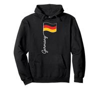 Bandiera della Germania Che sventol Felpa con Cappuccio