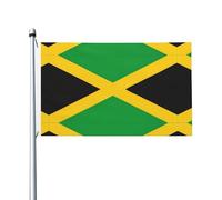 Bandiera della Giamaica Bandiere da giardino modellate, bandiere decorative su entrambi i lati, adatte per prati, balconi, portici, ecc.