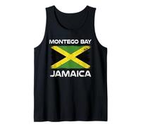 Bandiera della Giamaica Montego bay, Design Invecchiato Island Pride Canotta