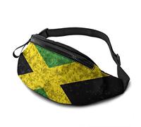 Bandiera della Giamaica Tasca a Tracolla Regolabile Borsa a Tracolla Borsa sul Petto per Viaggiare Escursionismo Ciclismo Corsa