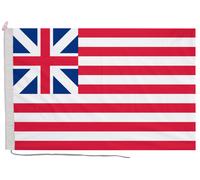 Bandiera della Grand Union USA 1775 al 1777 con corda e levetta - fatta a man...