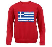 Bandiera Della Grecia - Felpa Per Bambini - Bandiera Greca Di Atene Mondo
