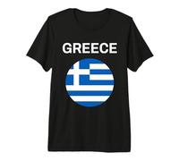 Bandiera della Grecia Moderna Maglietta Premium