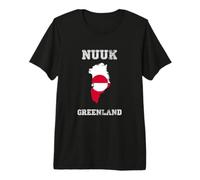 Bandiera della Groenlandia invecchiata Nuuk Pride Maglietta Premium