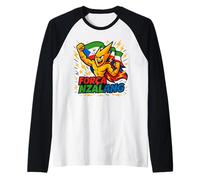 Bandiera della Guinea Equatoriale Forza Nzalang Nacional Maglia con Maniche Raglan