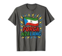 Bandiera della Guinea Equatoriale Forza Nzalang Nacional Maglietta