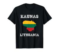 Bandiera della Lituania Distressed Kaunas Pride Maglietta