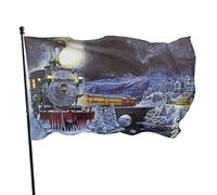 Bandiera della locomotiva a vapore del treno 3x5ft durevole del poliestere dell'insegna resistente allo sbiadimento UV