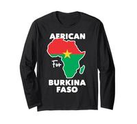 Bandiera della mappa dell'Africa Unite per Burkina Faso e Ibrahim Traore Maglia a Manica