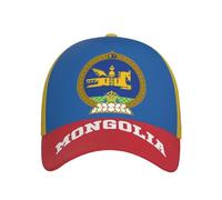 Bandiera della Mongolia Unisex Cappellini da Sole Regolabile Cappello da Baseball Leggera Cappelli da papà per Che Corre Campeggio Trucker
