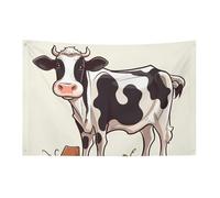 Bandiera della mucca da latte 0,9 x 1,5 m nessuna dissolvenza bandiera di benvenuto giardino cortile casa bandiere decorative giardino cortile segno interno esterno banner festa decorazione casa