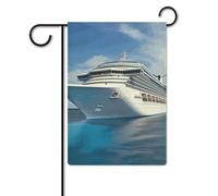 Bandiera della nave da crociera 30,5 x 45,7 cm poliestere double face bandiere da giardino bandiere di benvenuto banner decorazione esterna per cortile portico prato
