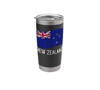Bandiera della Nuova Zelanda Kiwi invecchiato Uomini Donne Bambini Aotearoa Bicchiere termico in acciaio inox doppia parete