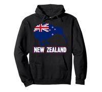 Bandiera della Nuova Zelanda Kiwi patriottica Uomini Donne Bambini Aotearoa Felpa con Cappuccio