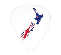 Bandiera della Nuova Zelanda Mappa Chitarra Plettri Plettri Per Chitarra Basso 12 Pack