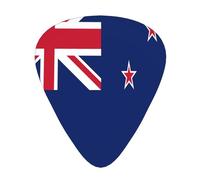 Bandiera della Nuova Zelanda Plettri per chitarra Plettri per chitarra basso 12 pezzi