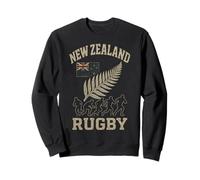 Bandiera della Nuova Zelanda Rugby Silver Fern Felpa