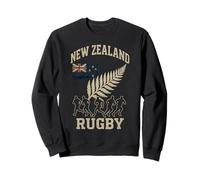 Bandiera della Nuova Zelanda Rugby Silver Fern Felpa