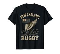 Bandiera della Nuova Zelanda Rugby Silver Fern Maglietta