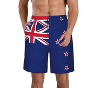 Bandiera della Nuova Zelanda Uomo Pantaloncini da Surfe Asciugatura Rapida Costume Piscina Resistenti Costume Mare XL