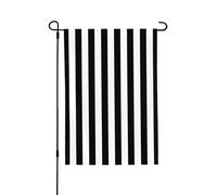 Bandiera della pace a righe bianche e nere con stampa 3D verticale su entrambi i lati, decorazione per la casa, giardino, patio, cortile, prato, bandiera 71 x 101 cm