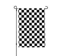 Bandiera della pace a scacchi bianchi e neri con stampa 3D verticale su entrambi i lati, decorazione per la casa, giardino, patio, cortile, prato, bandiera 71 x 101 cm