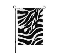 Bandiera della pace con stampa zebrata verticale su entrambi i lati, decorazione per la casa, giardino, patio, cortile, prato, bandiera 71 x 101 cm