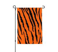 Bandiera della pace con tigre arancione leopardo stampa 3d verticale su entrambi i lati decorazione per la casa all'aperto giardino patio cortile prato bandiera 71 x 101 cm