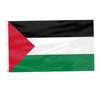 Bandiera della Palestina, 59,1 x35,4 pollici/90 * 150 cm in poliestere grande bandiera palestinese con annetti, bandiere da giardino resistenti a doppia stabilimento stampato