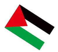 Bandiera della Palestina, Bandiera Palestinese con Decorazione con Occhielli in ottone. Bandiere Palestinesi con Doppia Cucitura, Souvenir da Collezione, Sostenitore Nazionale