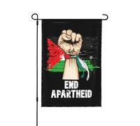 Bandiera della Palestina Fine dell'apartheid Bandiere della Palestina libera Fine dell'apartheid Palestina libera Bandiere da giardino Bandiera da giardino personalizzata 12x18 Bandiera stagionale da