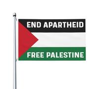 Bandiera della Palestina Fine dell'apartheid Palestina libera per camera Ragazzi Bandiera estetica su due lati da parete per giardino 9,1 x 1,5 m, Arazzo per la fine della Palestina libera da aparthei