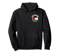 Bandiera della Palestina Gaza libera della Palestina Felpa con Cappuccio