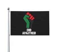 Bandiera della Palestina per la fine dell'apartheid, bandiera per la Palestina libera, bandiera estetica bifacciale, striscione esterno per spiaggia, 9,1 x 1,5 m, arazzo per la fine dell'apartheid, pe